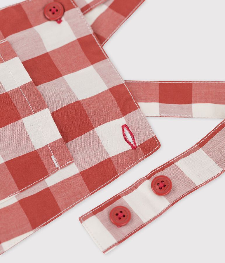 Salopette courte en popeline b&eacute;b&eacute; OMBRIE/ AVALANCHE