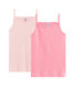 Lot de 2 chemises à bretelles pastel petite fille