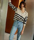 Pull en laine et coton femme