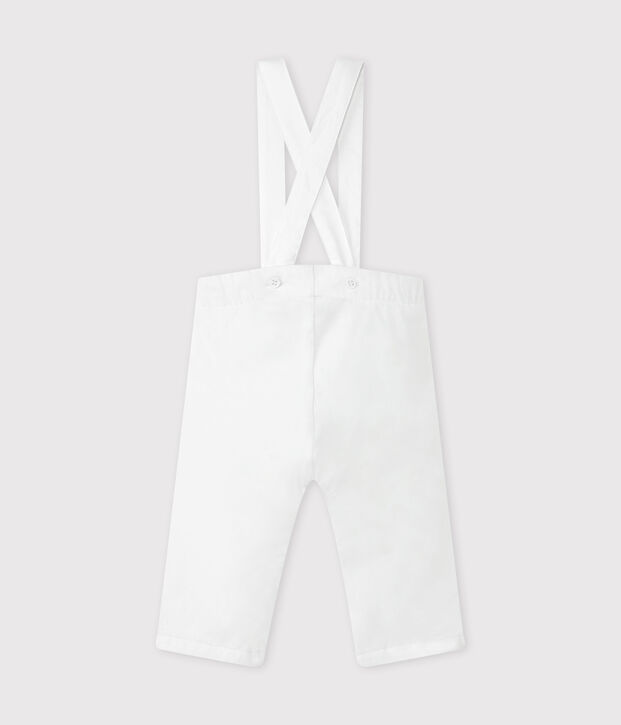 Salopette fille blanc