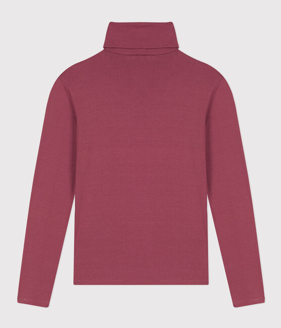 Tee-shirt col roulé L'ICONIQUE en coton Femme marron JUKE BOX