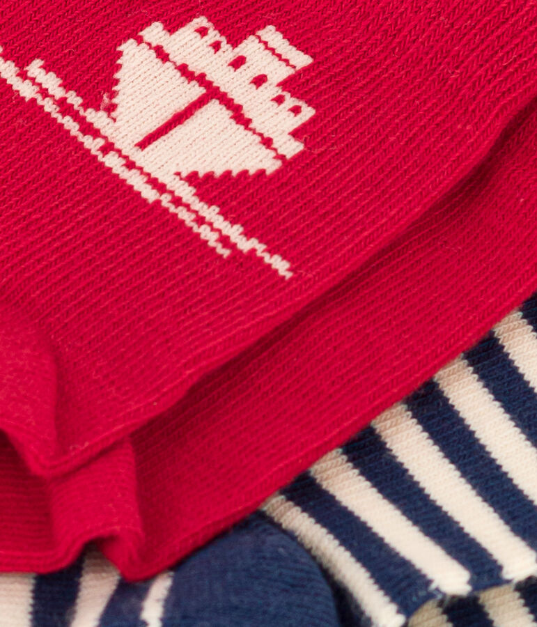 Lot de 2 paires de chaussettes port en jersey de coton b&eacute;b&eacute; variante 1