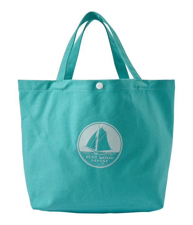 Tote bag fille en toile vert