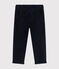 Pantalon en velours côtelé enfant garçon bleu SMOKING