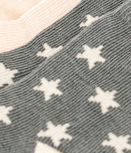 Lot de 2 paires de chaussettes étoiles bébé variante 2