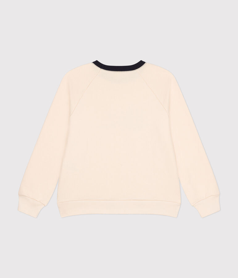 Sweatshirt en molleton femme &eacute;cru AVALANCHE
