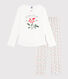 Pyjama enfant en coton imprimé fleuri