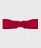 Bandeau bébé en velours rouge TERKUIT
