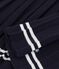 Robe enfant en coton manches longue unie bleu marine
