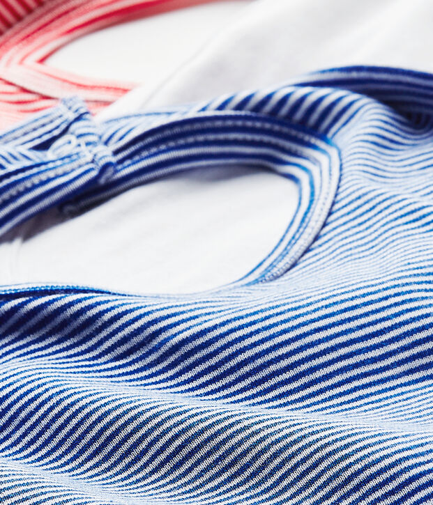 Lot de 3 bavoirs b&eacute;b&eacute; blanc