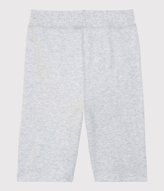 Bermuda en jersey enfant garçon gris POUSSIERE CHINE