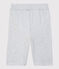 Bermuda en jersey enfant garçon gris POUSSIERE CHINE