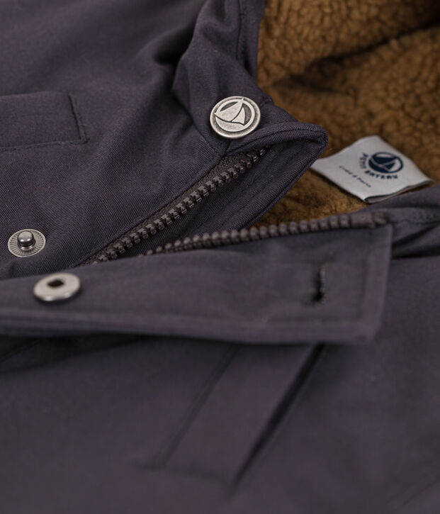 Parka b&eacute;b&eacute; d&eacute;perlante gris