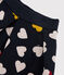 Jupe en tubique matelassé enfant fille bleu SMOKING/blanc MULTICO