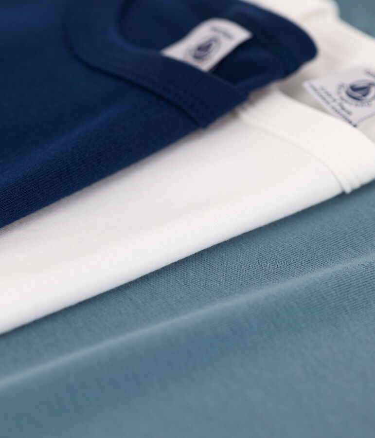 Lot de 3 tee-shirts manches courtes petit gar&ccedil;on en coton multicouleur