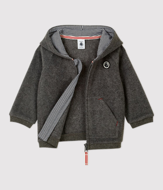 Sweatshirt en polaire bébé gris SUBWAY CHINE
