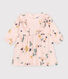 Robe manches longues bébé en gaze de coton imprimée