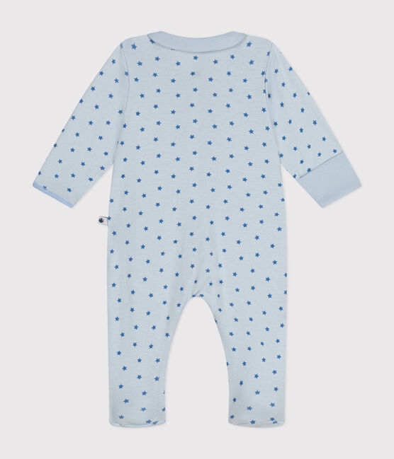 Pyjama imprimé en coton bébé bleu GOMME/ BEACH