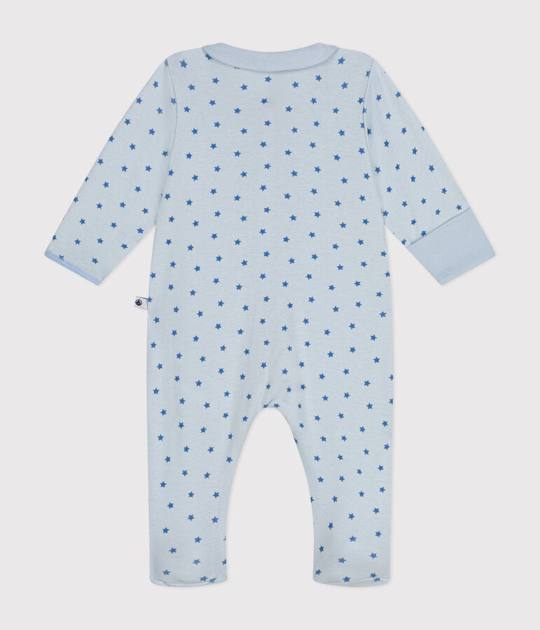 Pyjama imprim&eacute; en coton b&eacute;b&eacute; bleu GOMME/ BEACH