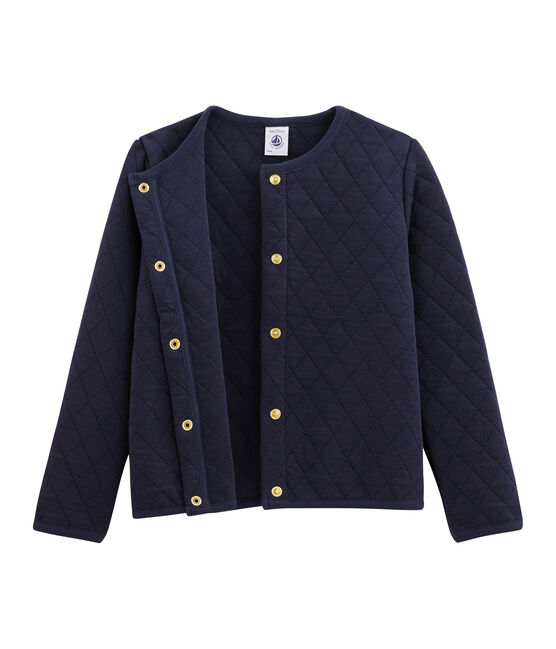 Cardigan enfant fille bleu SMOKING