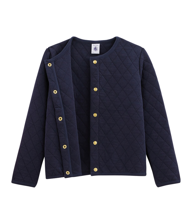 Cardigan enfant fille bleu SMOKING