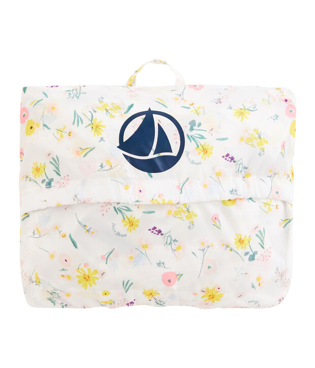 Coupe-vent enfant fille blanc/multicouleur