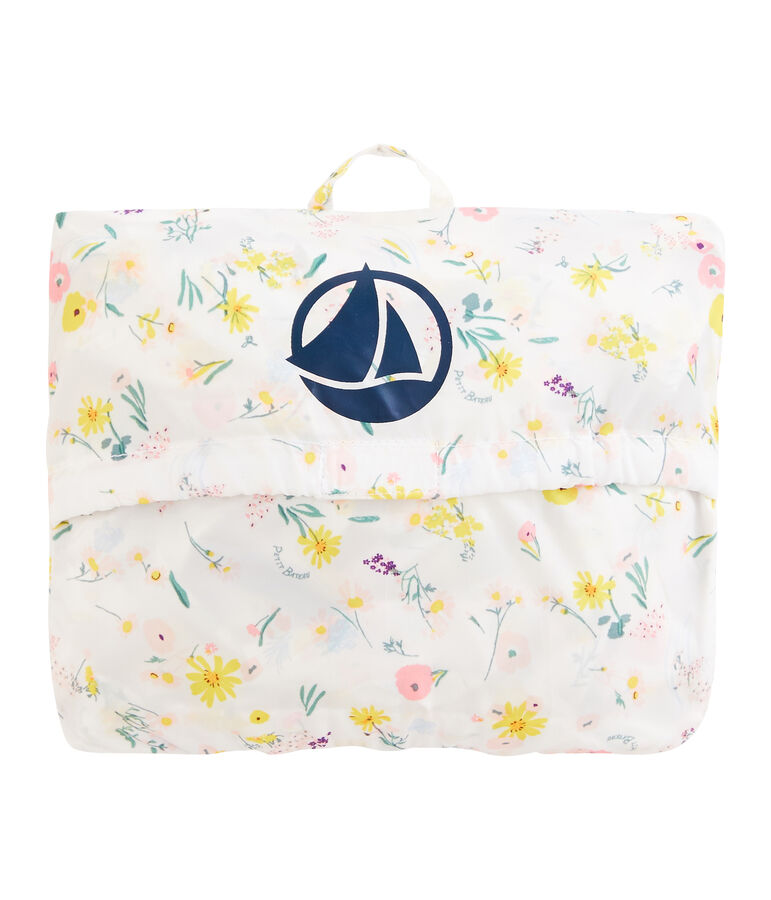 Coupe-vent enfant fille blanc MARSHMALLOW/blanc MULTICO