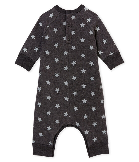 Combinaison longue imprimée bébé garçon noir CITY/gris GRIS