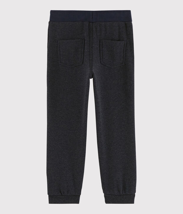 Pantalon molleton enfant gar&ccedil;on gris