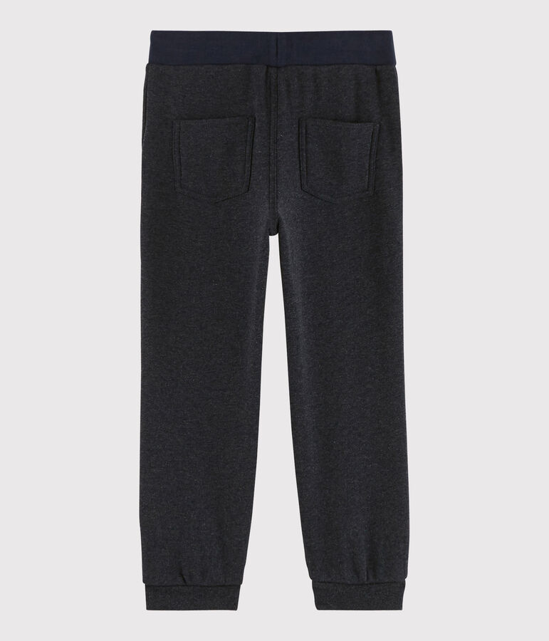 Pantalon molleton enfant gar&ccedil;on gris CITY CHINE