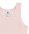 Débardeur petite fille en laine et coton rose JOLI