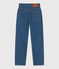 Pantalon droit en denim Femme bleu DENIM MOYEN