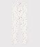 Legging enfant en coton imprimé fleurs blanc MARSHMALLOW/blanc MULTICO