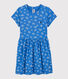 Robe manches courtes en coton enfant fille