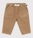 Pantalon bébé en velours uni