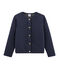 Cardigan en tubique enfant fille bleu SMOKING/jaune OR