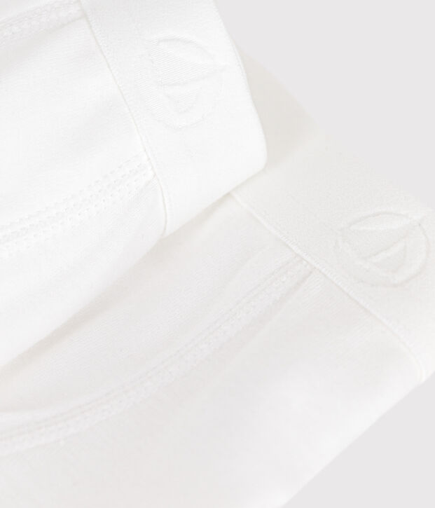 Lot de 2 boxers blancs petit gar&ccedil;on multicouleur