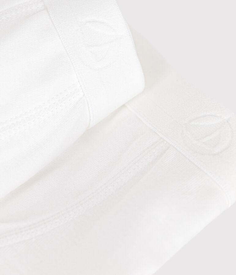 Lot de 2 boxers blancs petit gar&ccedil;on multicouleur