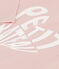 Tee-shirt manches longues en coton enfant fille rose SALINE