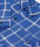 Chemise enfant en coton &agrave; carreaux bleu/&eacute;cru