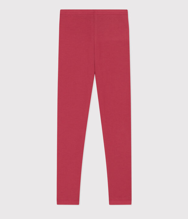 Legging en jersey &eacute;lasthanne enfant fille rose