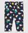 Pantalon velours bébé. bleu SMOKING/blanc MULTICO