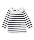 Blouse manches longues bébé fille rayure marinière