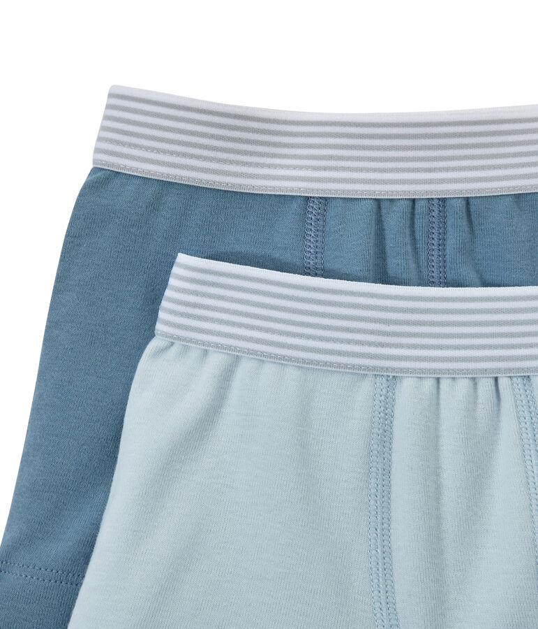 Lot de 2 boxers gar&ccedil;on unis blanc LOT