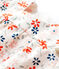 Robe &agrave; fleurs b&eacute;b&eacute; fille twill en coton biologique blanc MARSHMALLOW/blanc MULTICO