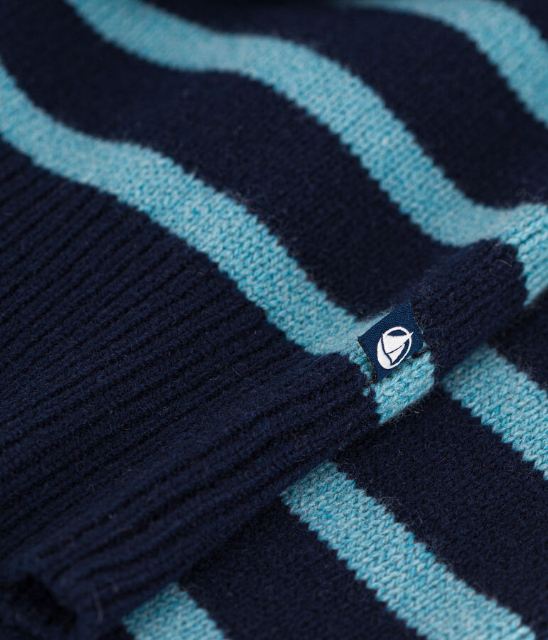 Pull en laine marini&egrave;re Femme SMOKING/ AZUL