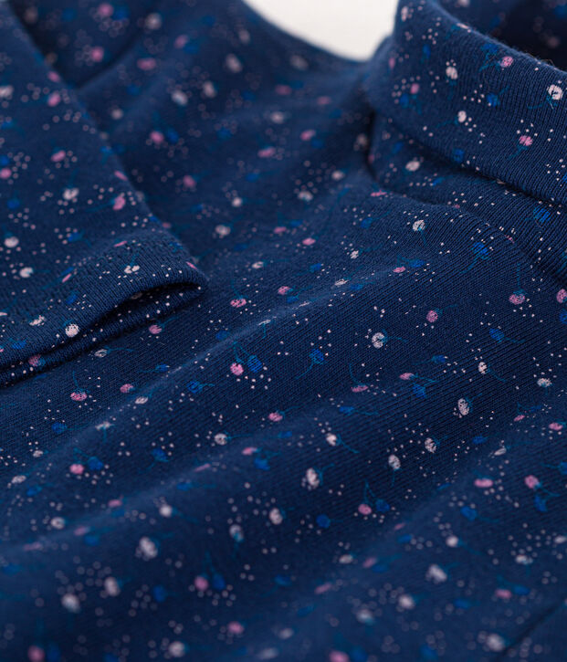 Sous pull en coton b&eacute;b&eacute; bleu/multicouleur