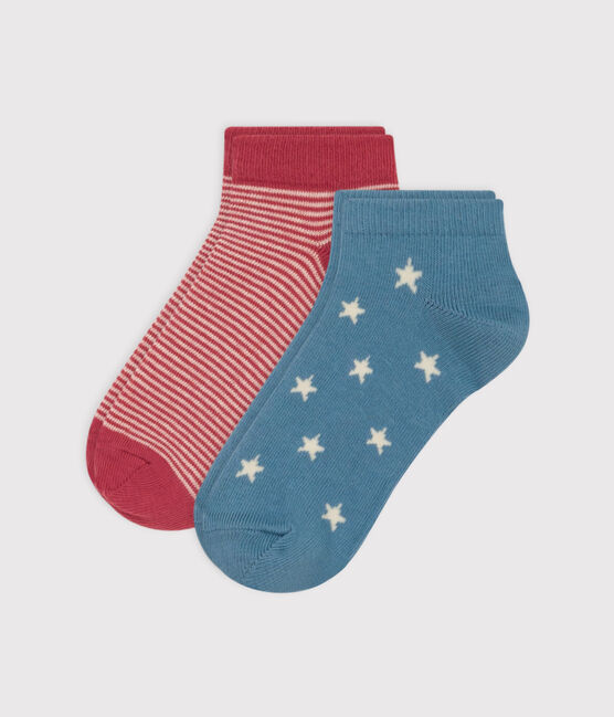 Lot de 2 paires de chaussettes étoiles en jersey de coton enfants variante 1