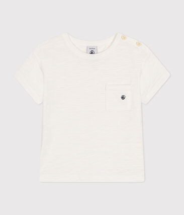 Tee-shirt manches courtes en jersey flammé bébé