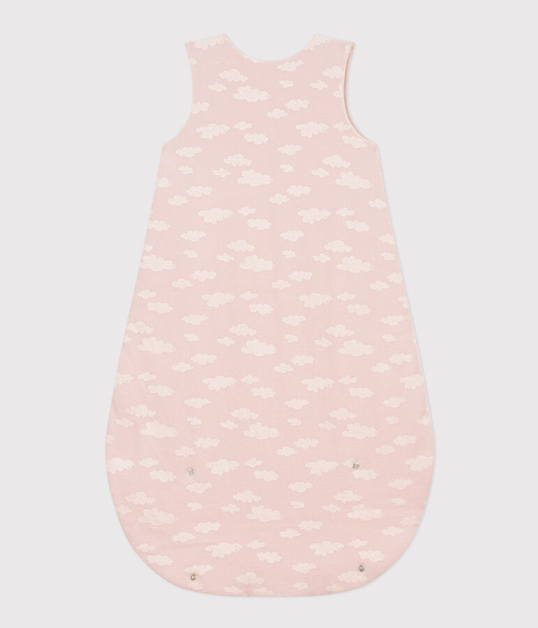 Gigoteuse nuages b&eacute;b&eacute; en velours TOG 2 rose/blanc